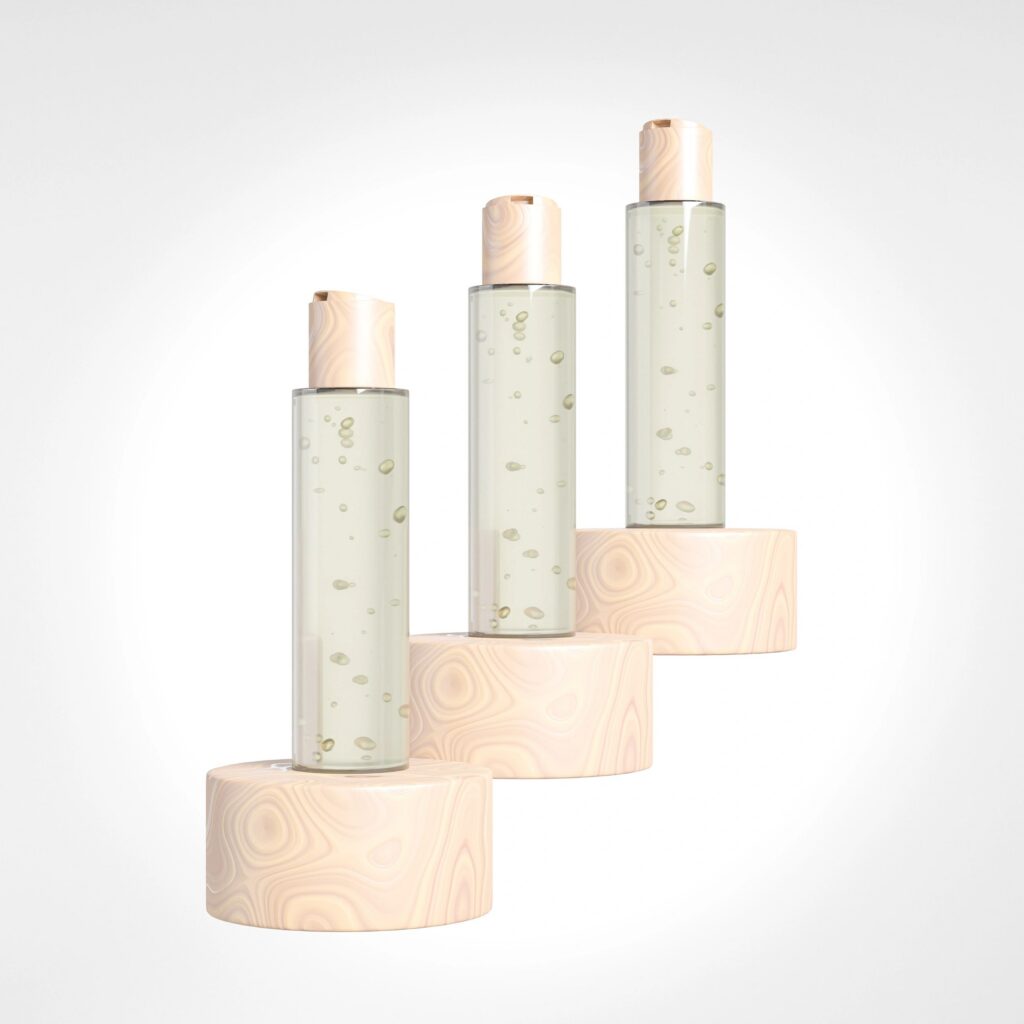 Natural henna aftercare bottle for stain care
