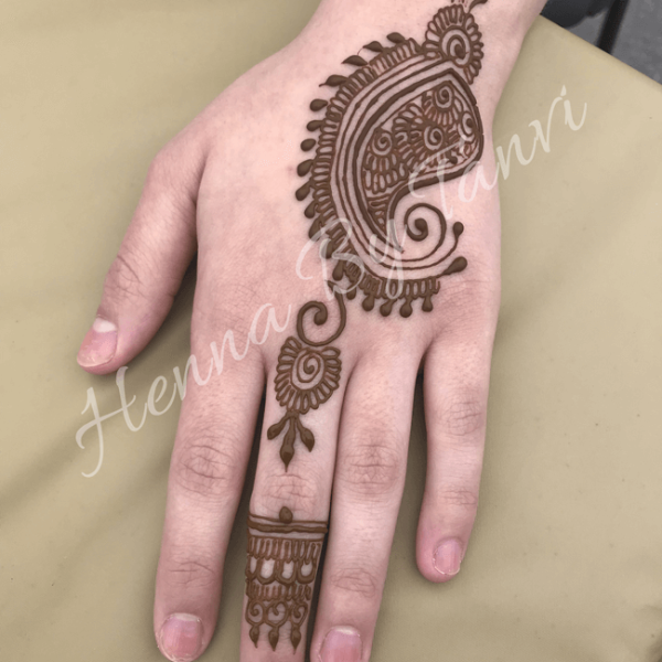 Occasion henna design 5